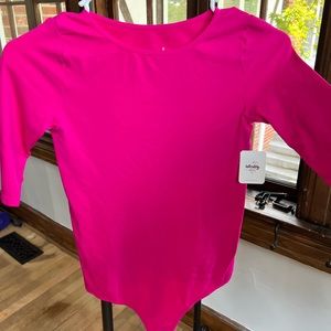 We The Free - Hot Pink Body Suit 3/4 Sleeves XS/S